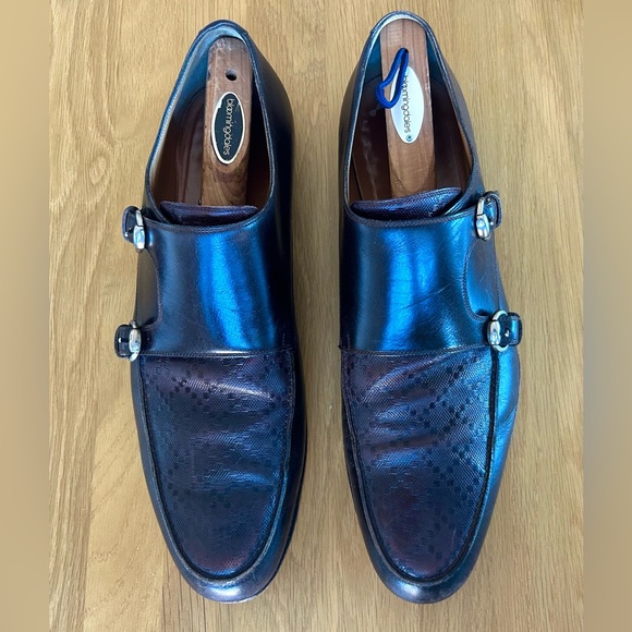 Gucci dark brown Men's Loafers with double monk straps - Picture 4 of 13